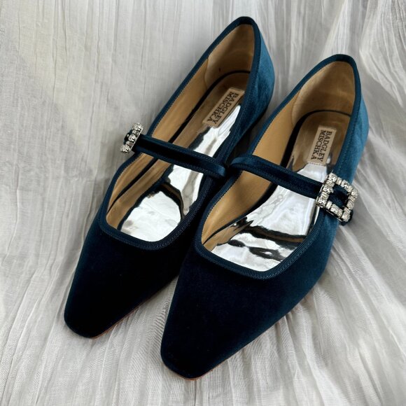 Badgley Mischka Women's Brystol Mary Jane Flat 8.5 - Picture 4 of 13